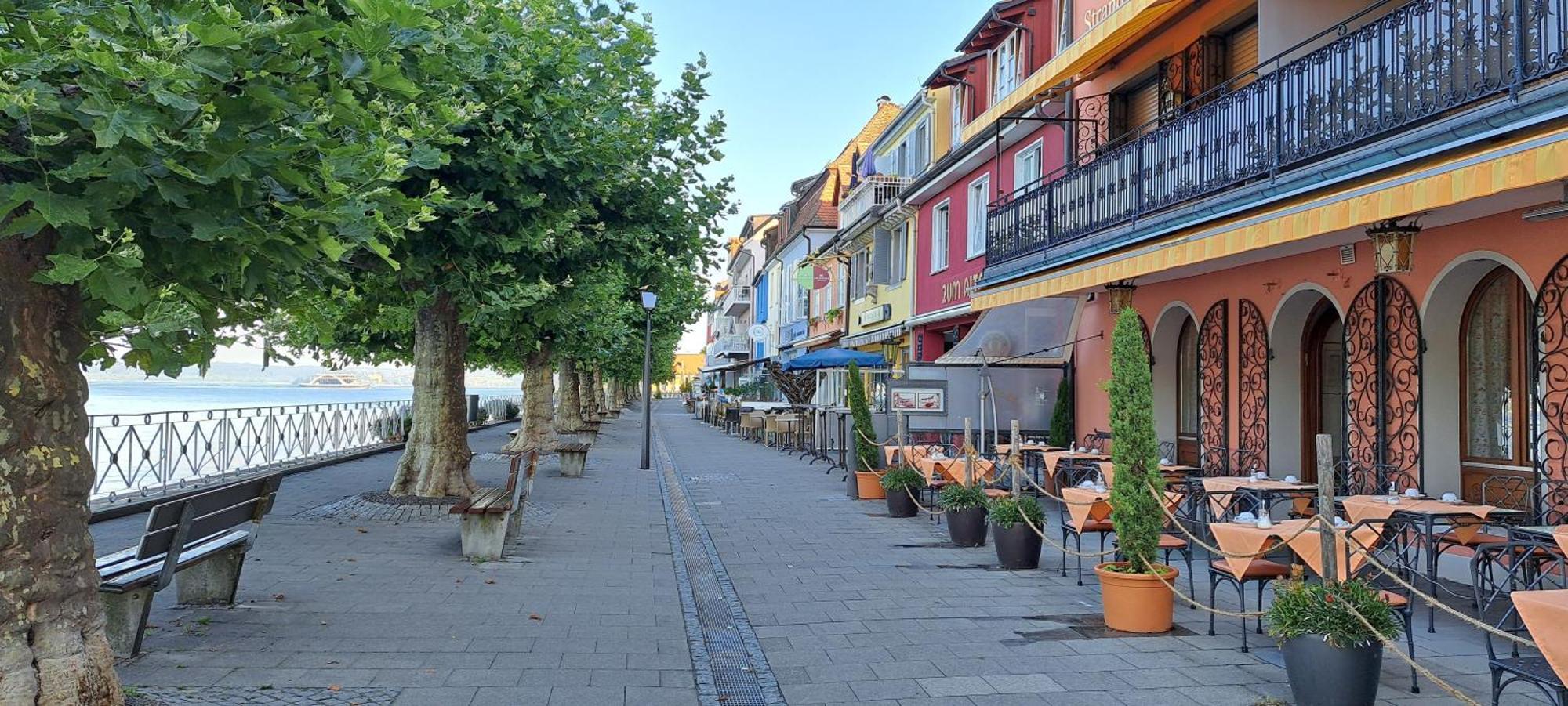 Hotel Strand Cafe Meersburg Buitenkant foto